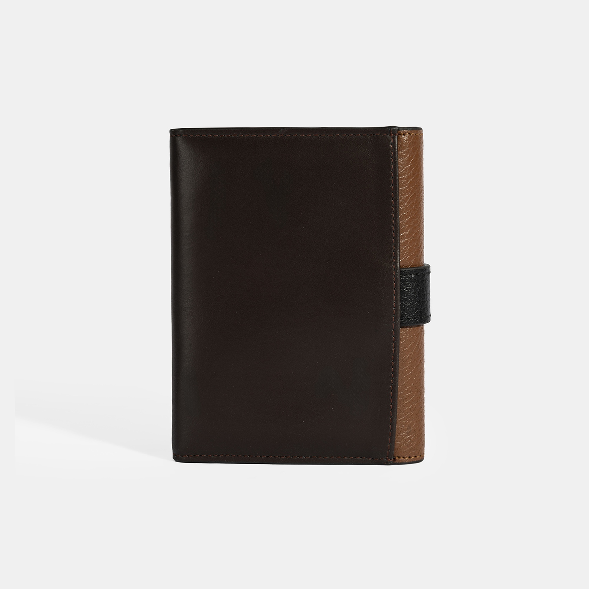 Kadın Kahve / Siyah Deri Cüzdan