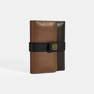  Kadın Kahve / Siyah Deri Cüzdan