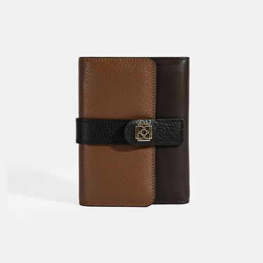  Kadın Kahve / Siyah Deri Cüzdan