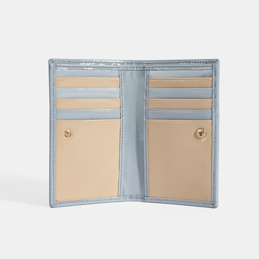  Kadın Mavi Deri Cüzdan