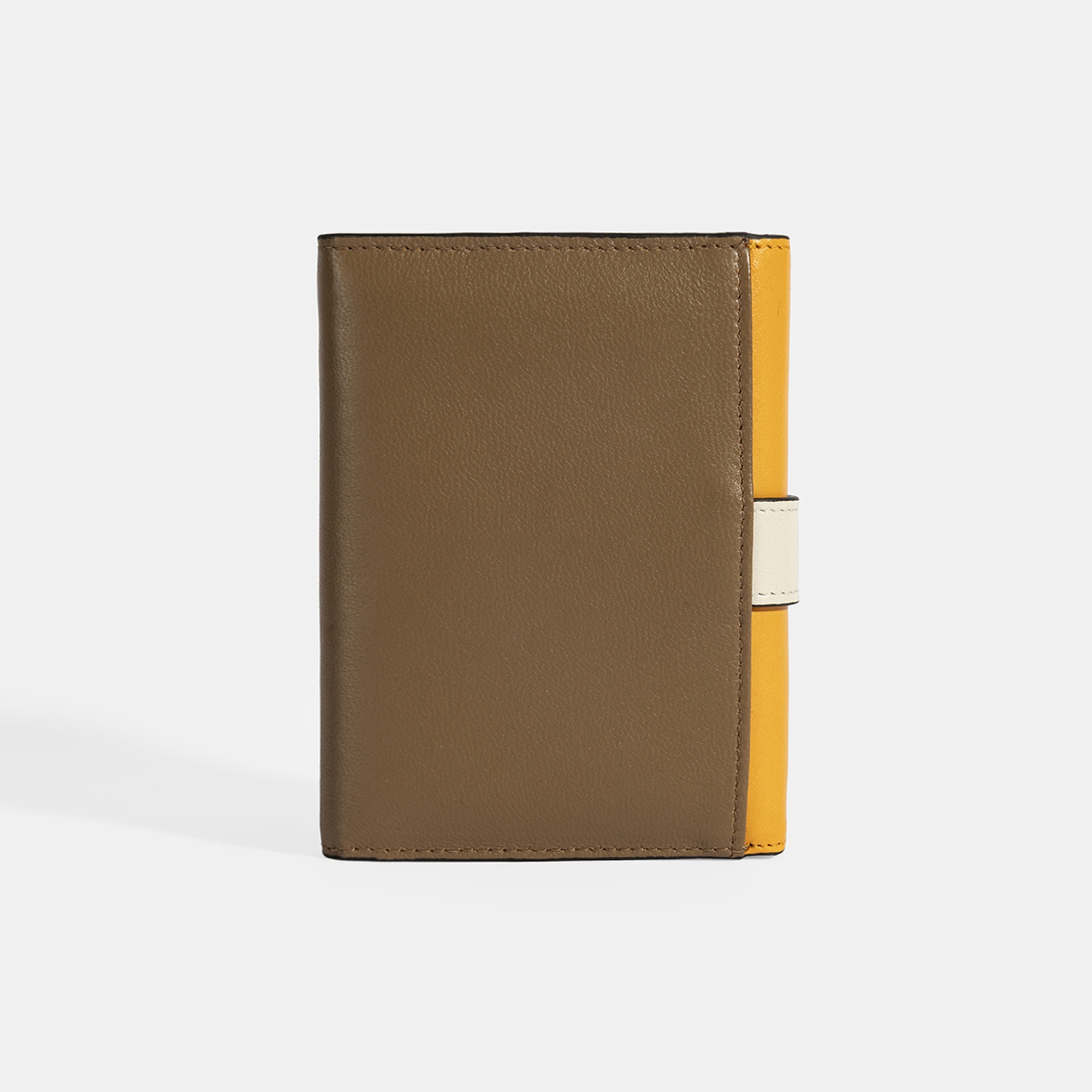 Kadın Turuncu / Kahve Deri Cüzdan