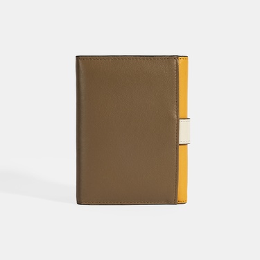  Kadın Turuncu / Kahve Deri Cüzdan