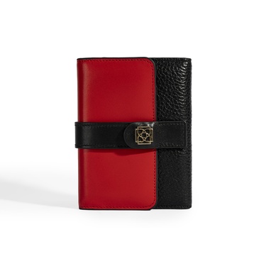  Kadın Kırmızı / Siyah Deri Cüzdan