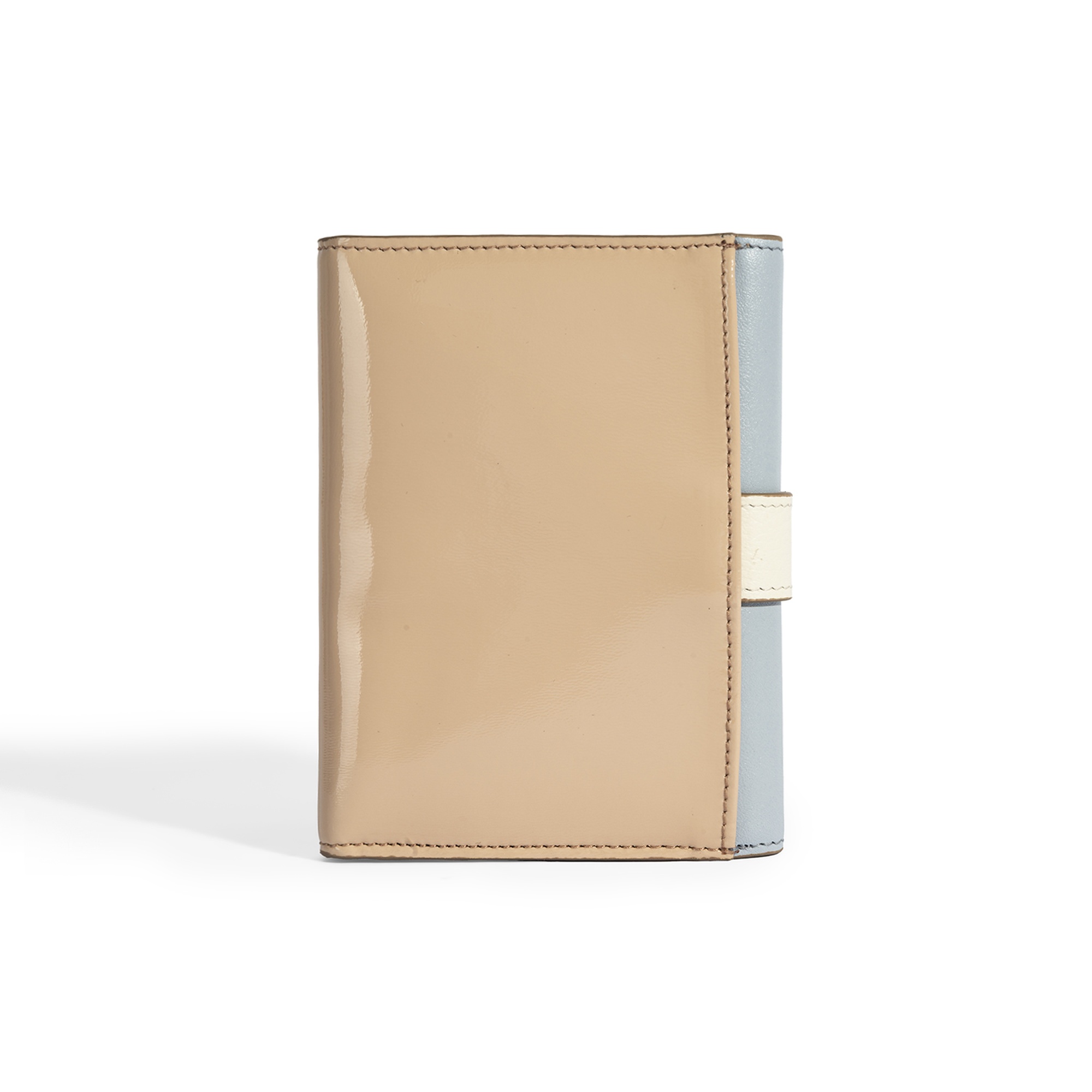 Kadın Mavi / Bej Deri Cüzdan