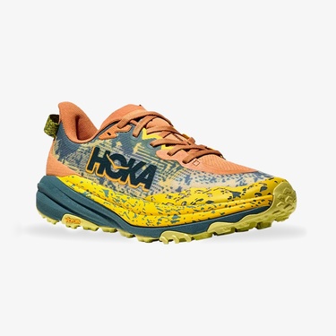  Hoka Speedgoat 6 Erkek Turuncu Arazi Koşu Ayakkabısı