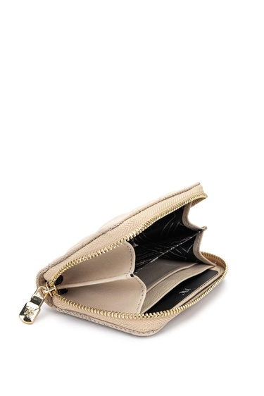  Tamer Tanca Unisex Hakiki Deri Bej Cüzdan Cuzdan