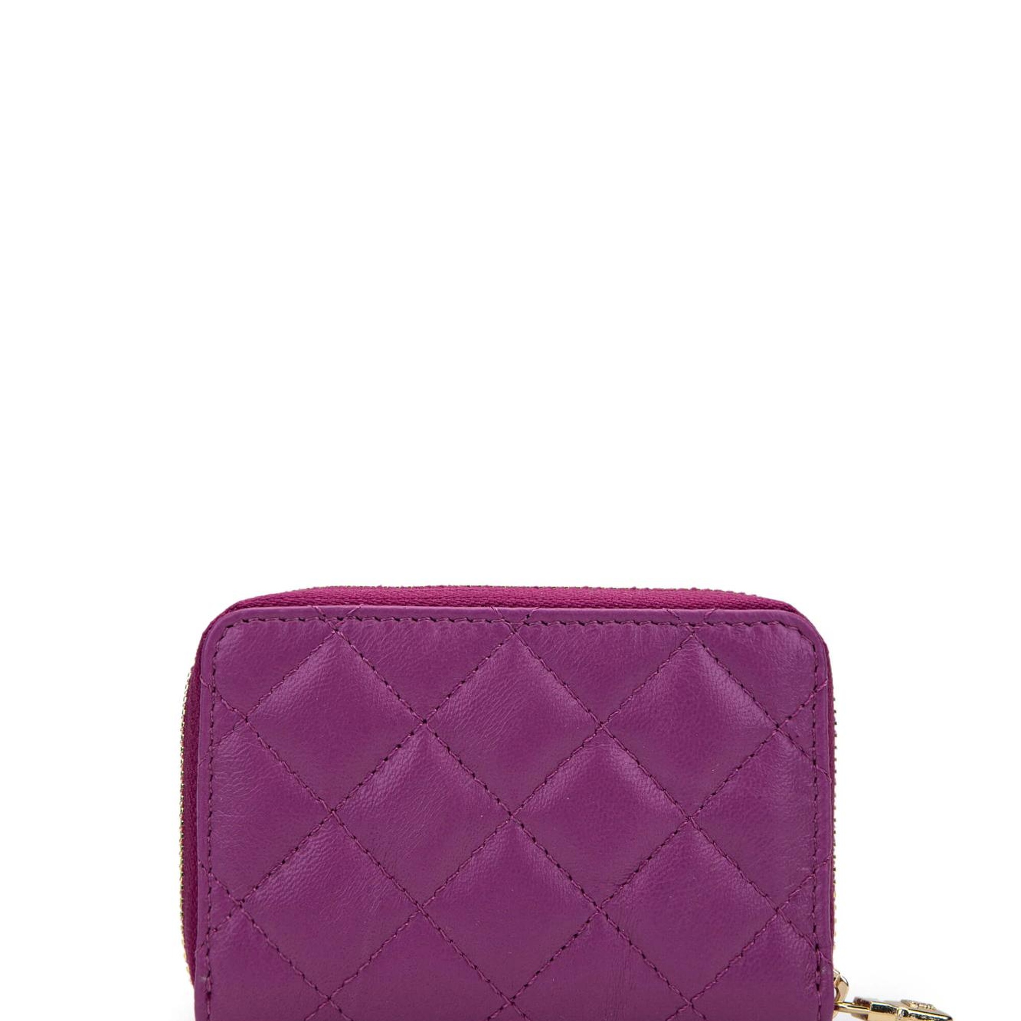 Tamer Tanca Unisex Hakiki Deri Mor Cüzdan Cuzdan