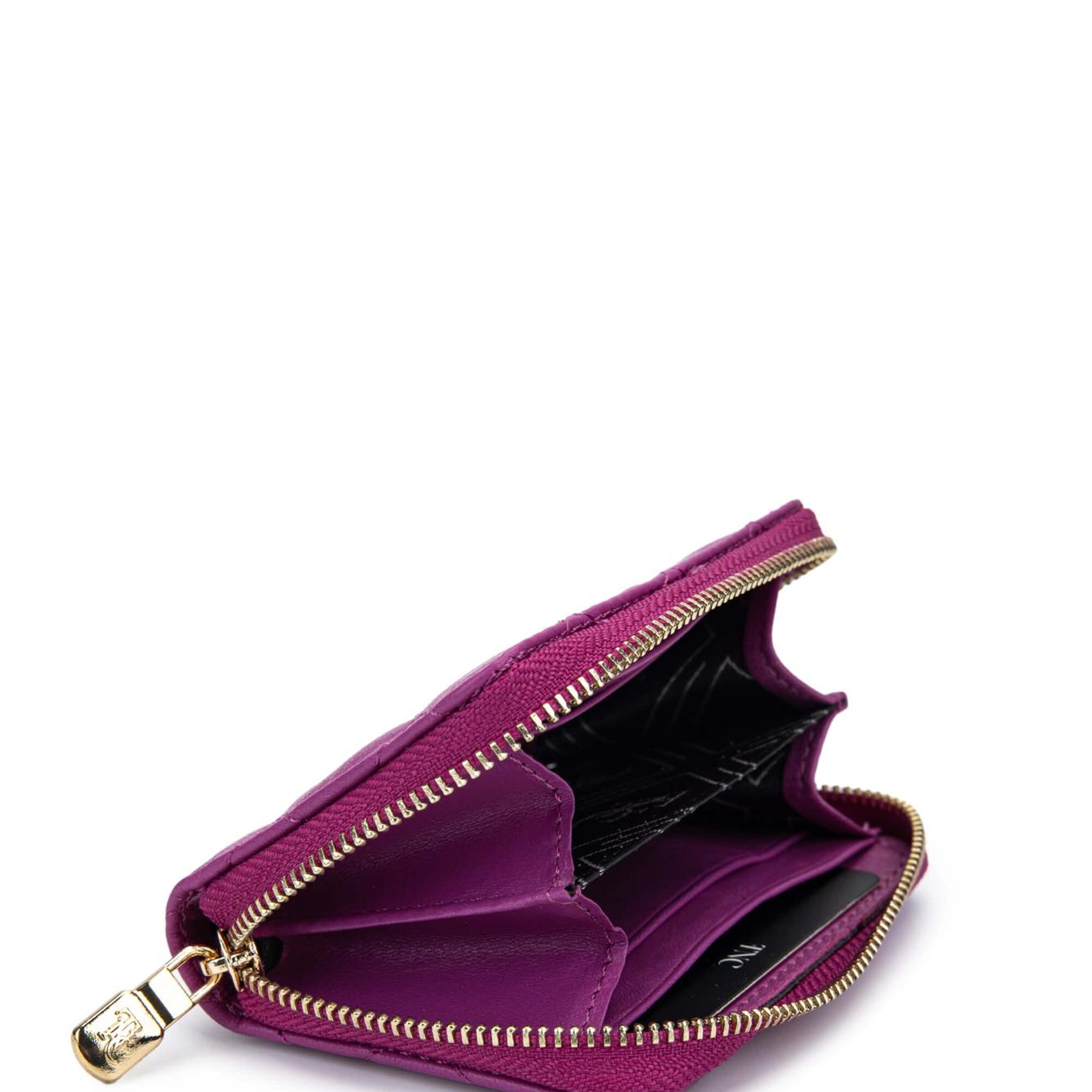 Tamer Tanca Unisex Hakiki Deri Mor Cüzdan Cuzdan