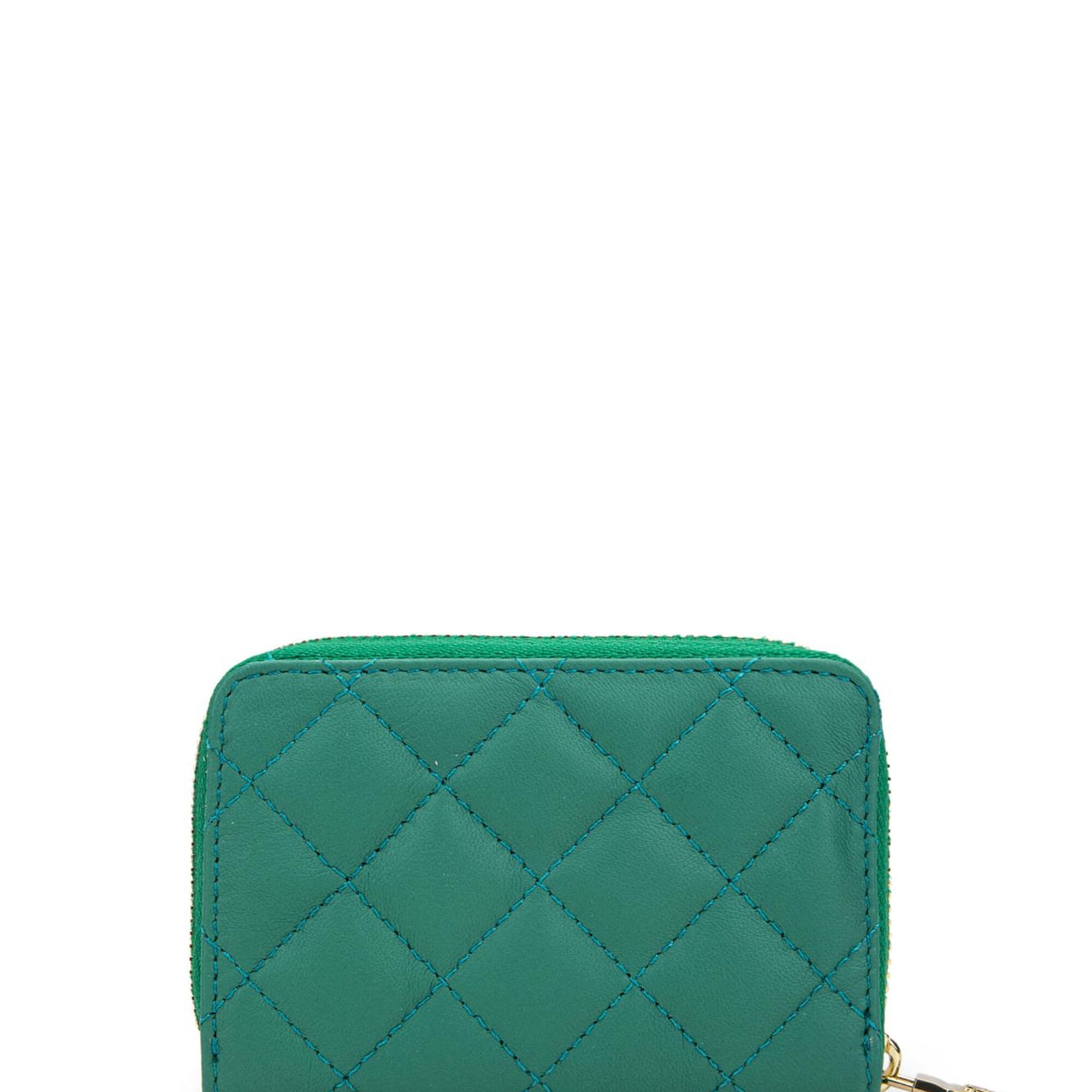 Tamer Tanca Unisex Hakiki Deri Çimen Yeşil Cüzdan