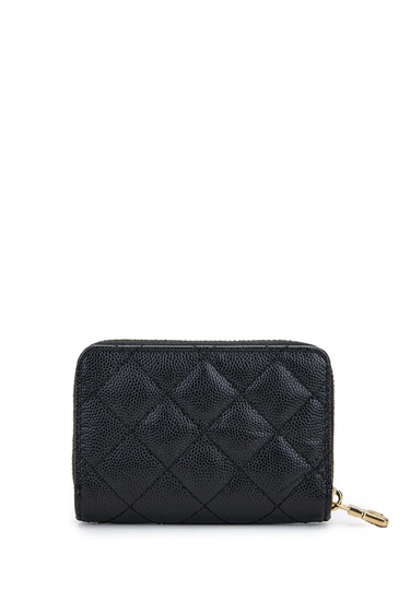  Tamer Tanca Unisex Hakiki Deri Siyah Havyar Cüzdan Cuzdan