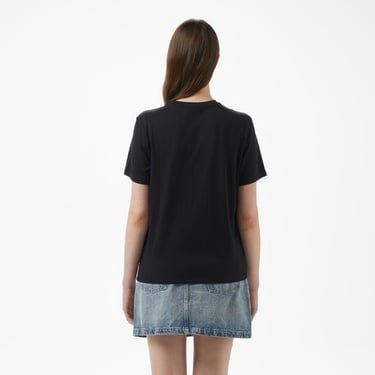  Calvin Klein Hero Classic Monologo Kadın Siyah T-Shirt