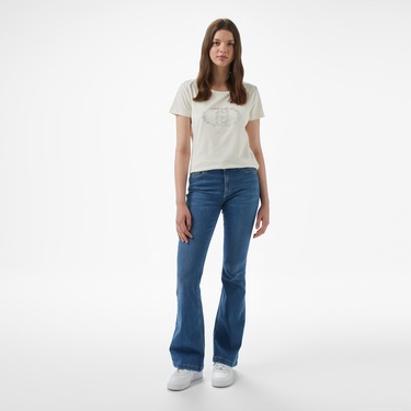  Liu Jo Kadın Mavi Pantolon