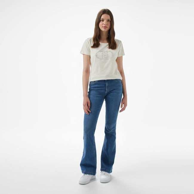  Liu Jo Kadın Mavi Pantolon