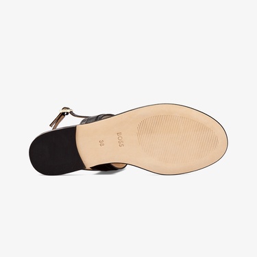  Boss Emberlyn Kadın Siyah Sandalet