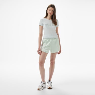  Guess Logo Kadın Mavi T-Shirt