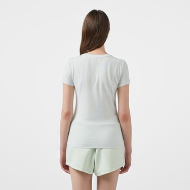  Guess Logo Kadın Mavi T-Shirt