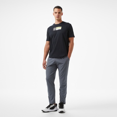  Under Armour 60/40S Hoops Ss Erkek Siyah Basketbol T-Shirt