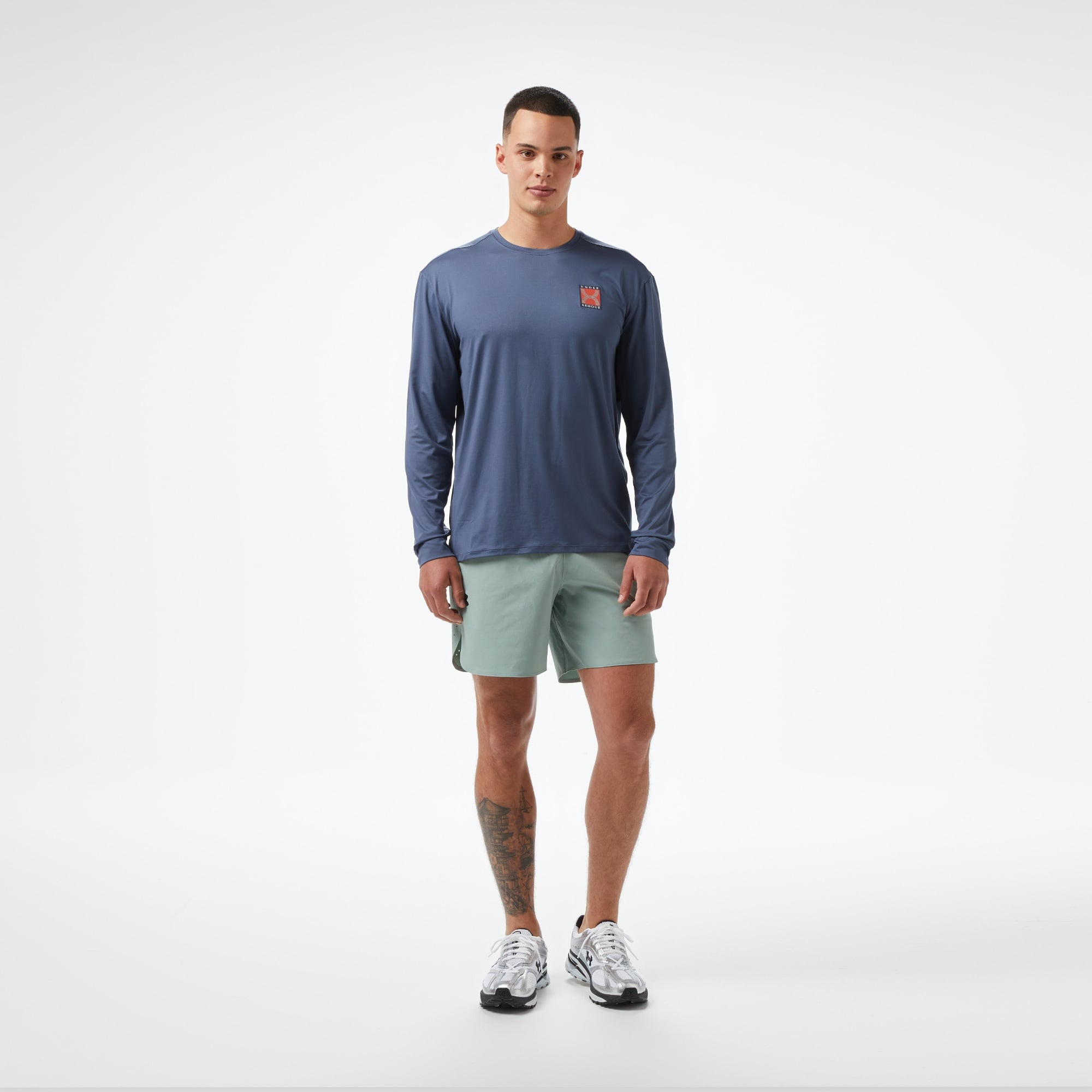 Under Armour Run 96 Erkek Lacivert Sweatshirt