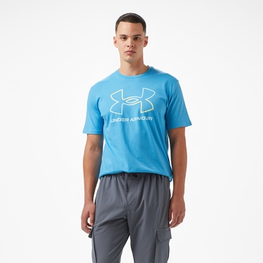  Under Armour Gl Foundation Update Ss Erkek Mavi T-Shirt