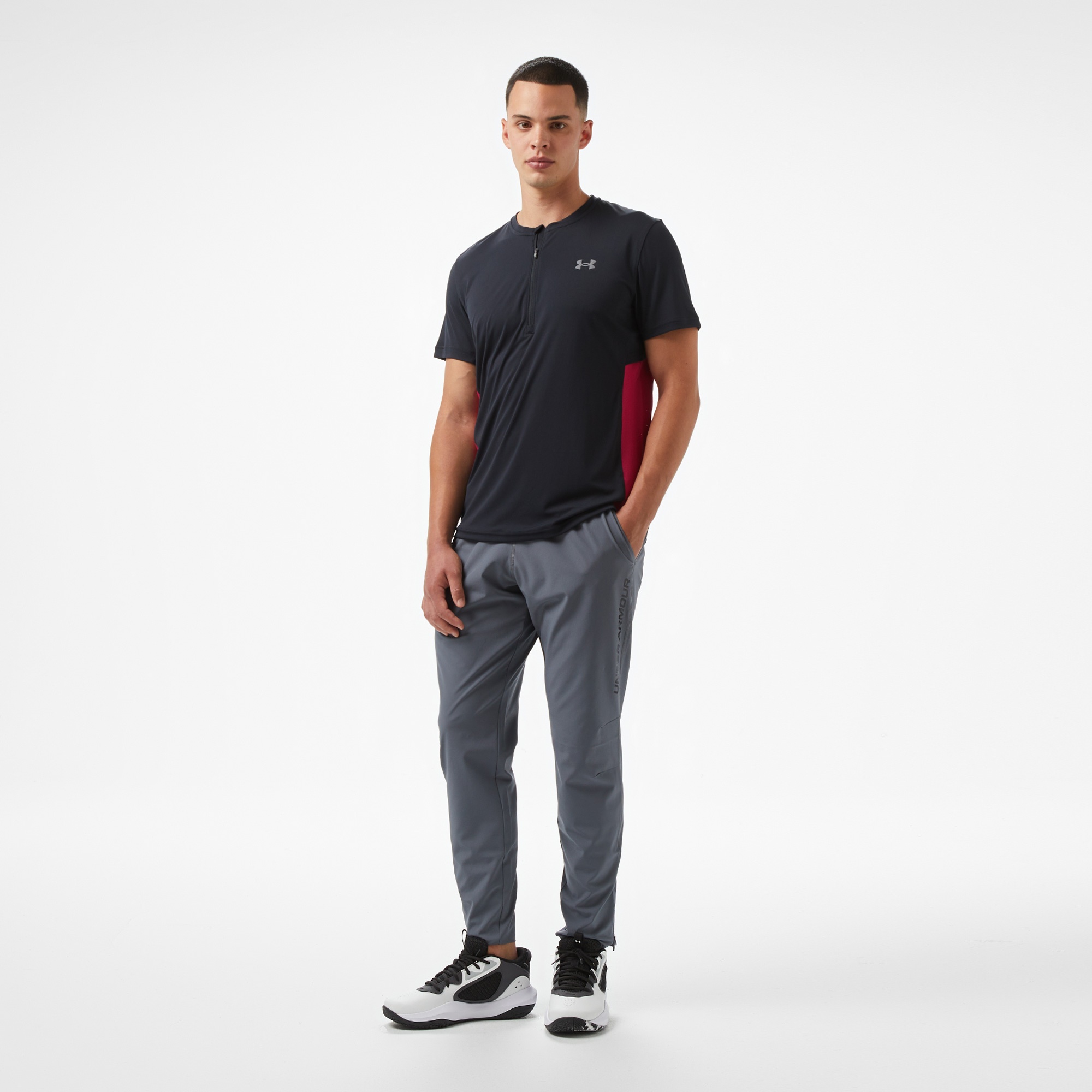 Under Armour Launch Erkek Gri Koşu Eşofman Altı