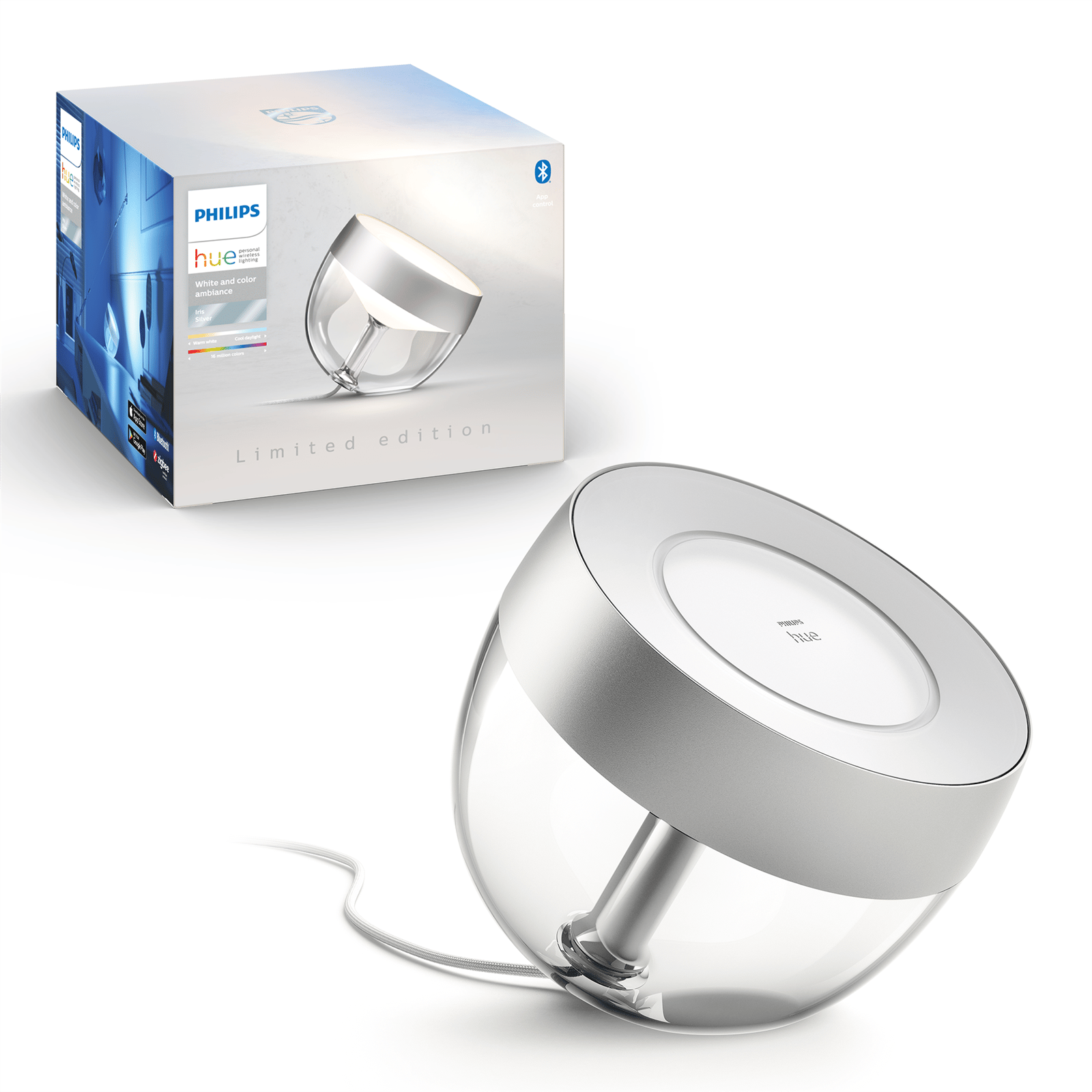  Philips Hue Iris Silver V4 Akıllı Masa Lambası - 929002376703