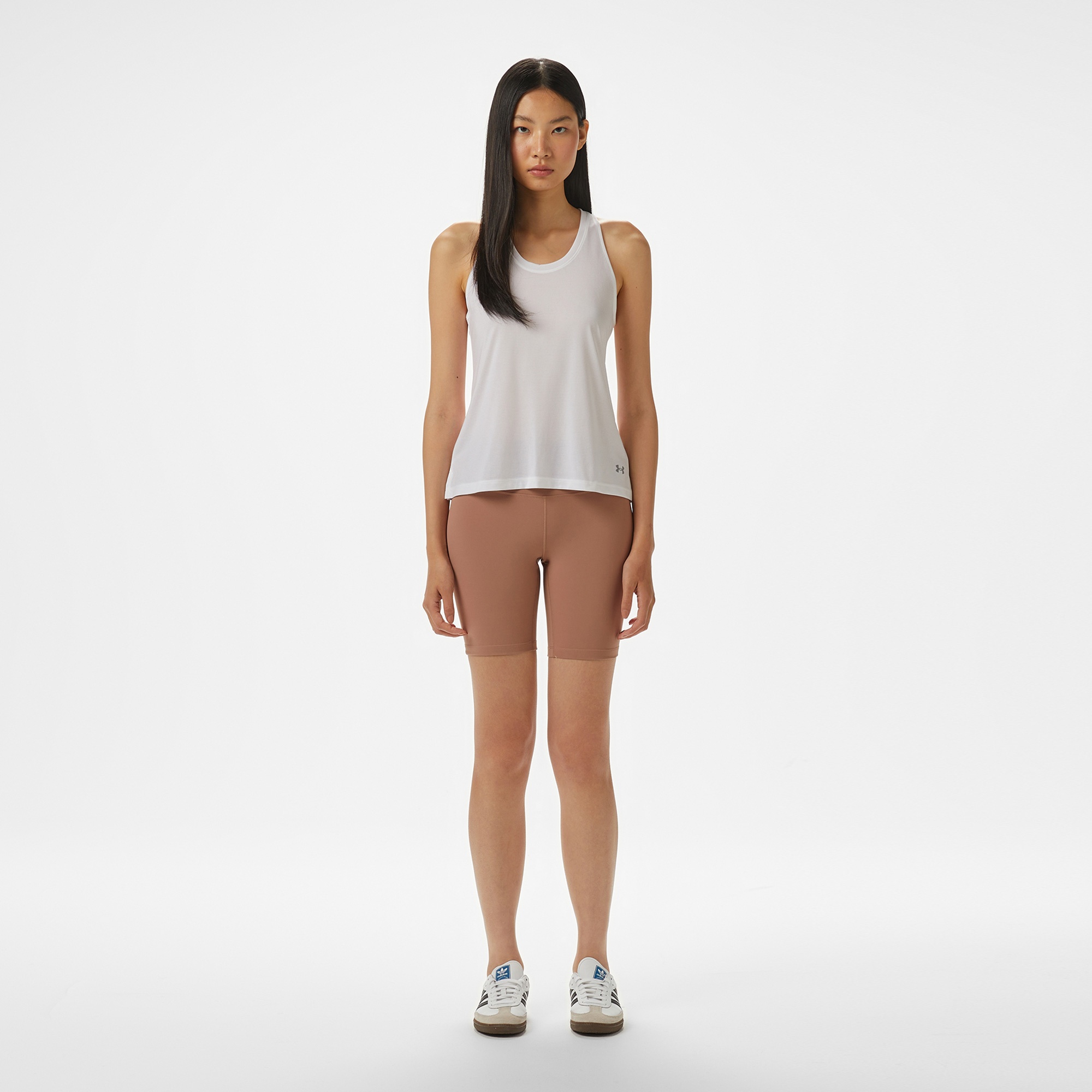 Under Armour Launch Singlet Kadın Beyaz Koşu Atlet