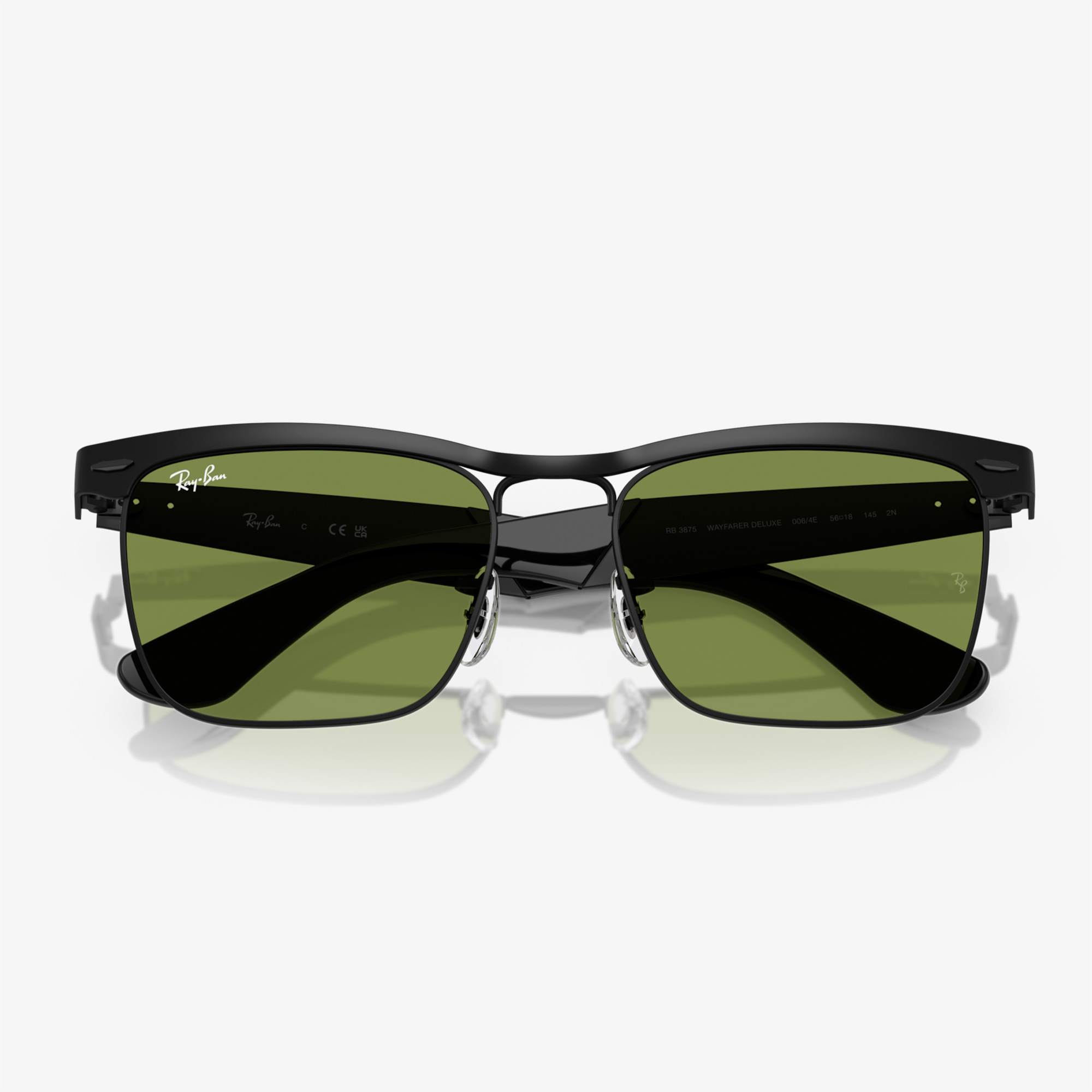 Ray-Ban RB3875 Unisex Siyah Güneş Gözlüğü