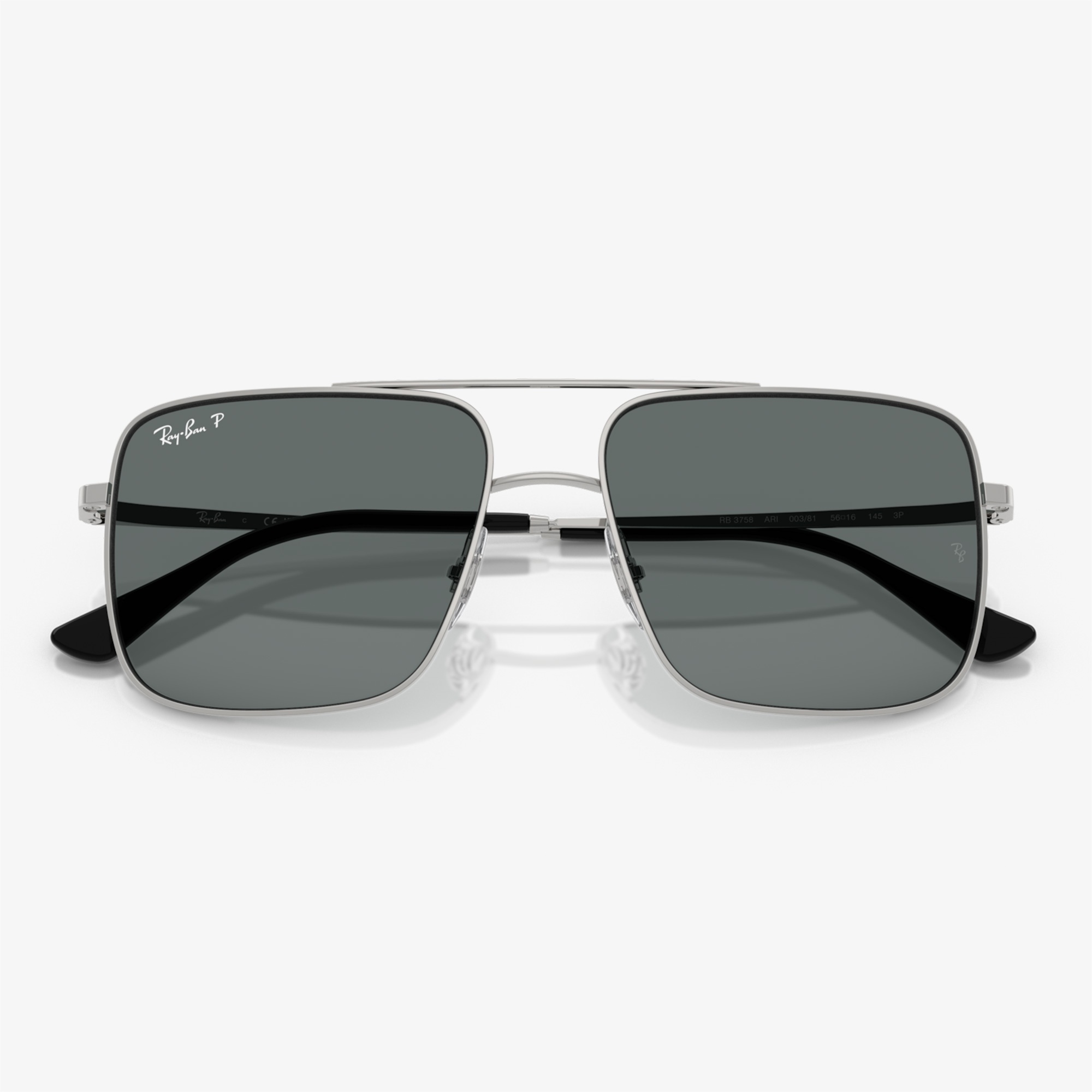 Ray-Ban RB3758 Unisex Gümüş Güneş Gözlüğü