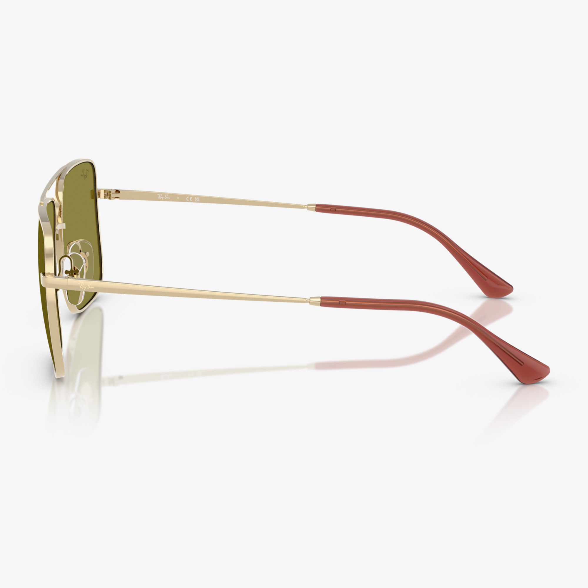 Ray-Ban RB3758 Unisex Altın Rengi Güneş Gözlüğü