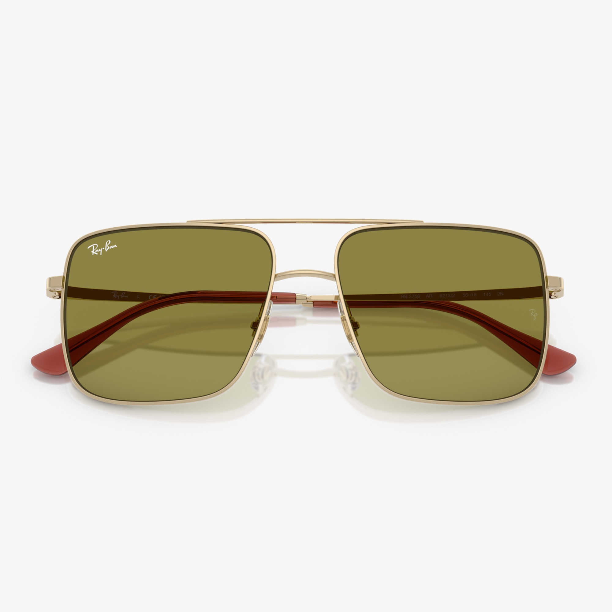 Ray-Ban RB3758 Unisex Altın Rengi Güneş Gözlüğü