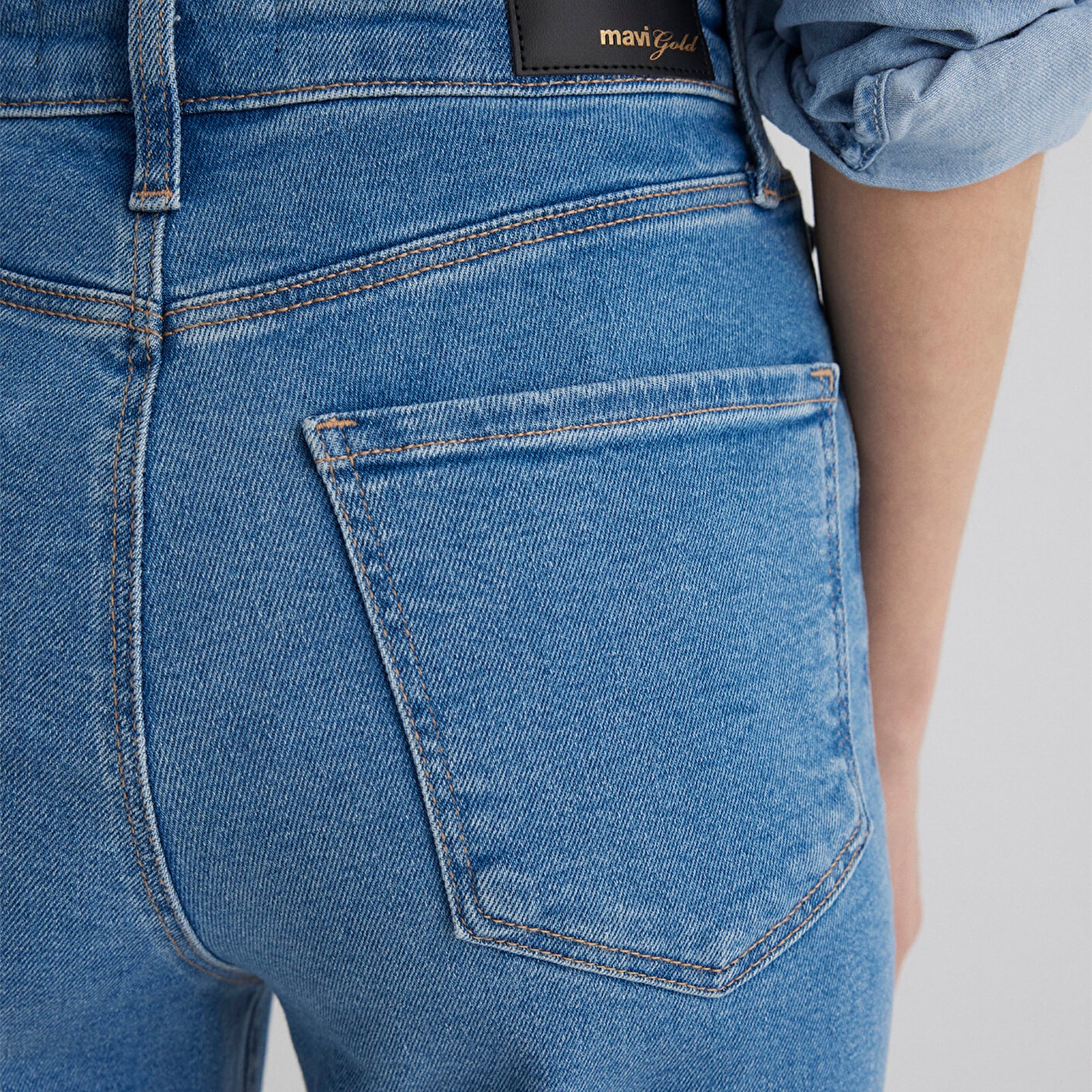 Mavi Los Angeles Gold Shape Indigo Mavisi Jean Pantolon 1010349-89225