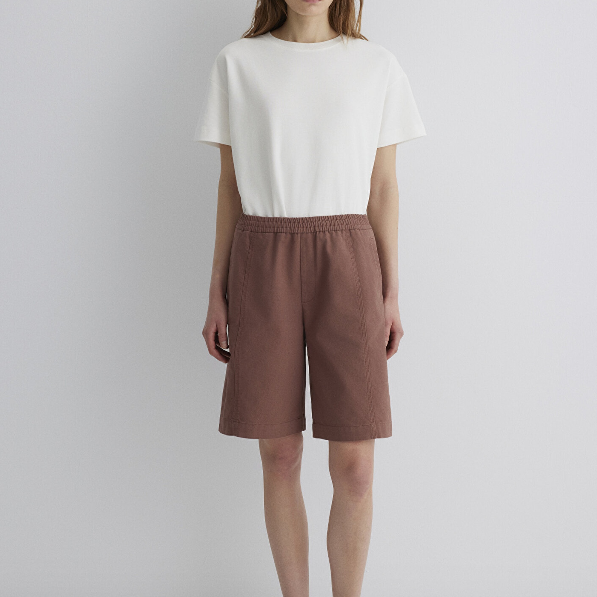 Mavi Kahverengi Bermuda Şort 1410200-70387