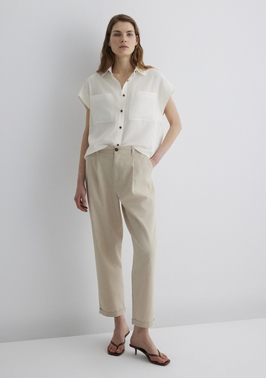  Mavi Bej Pantolon 1011000-70331