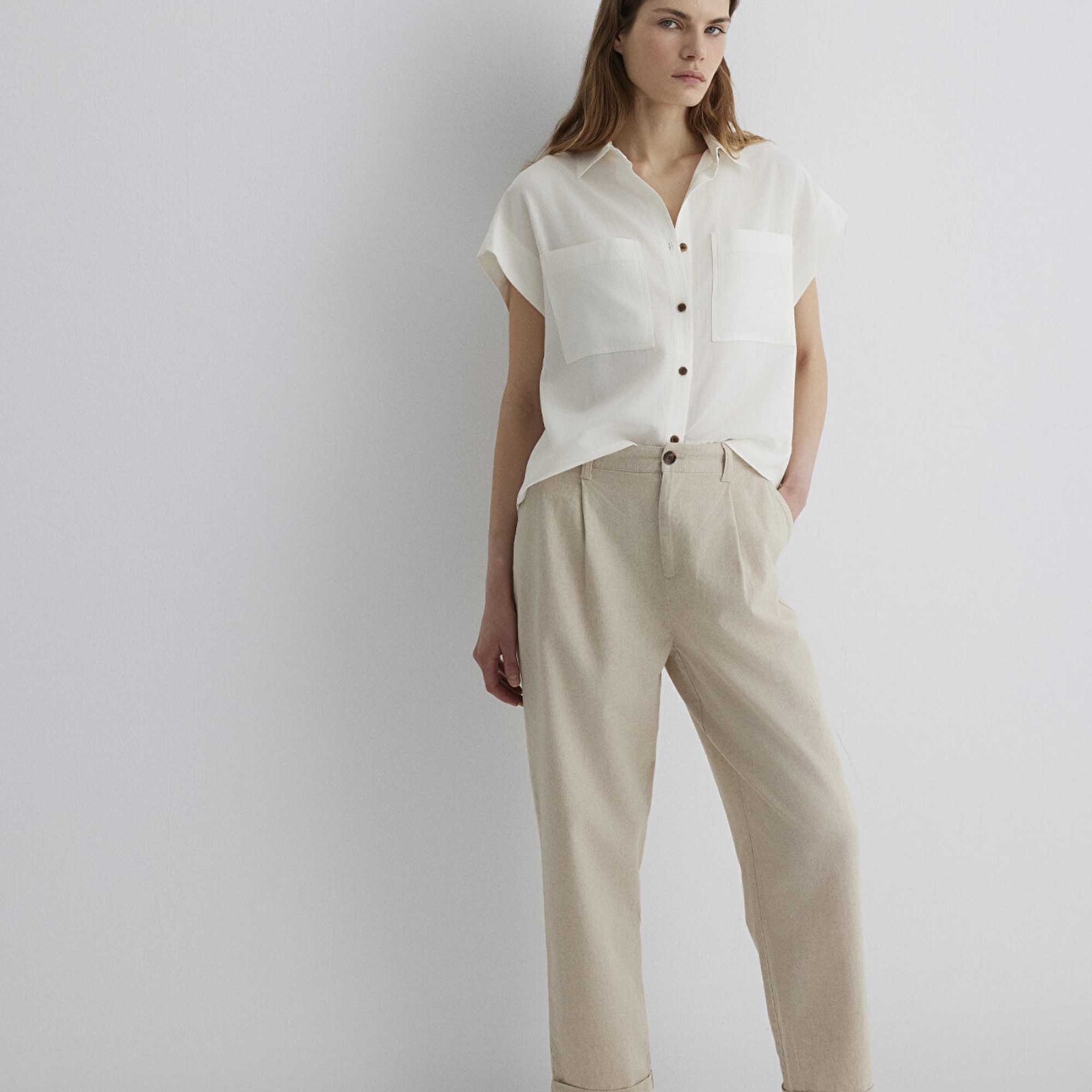 Mavi Bej Pantolon 1011000-70331