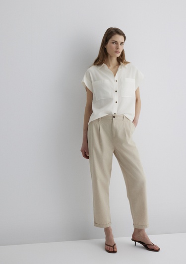  Mavi Bej Pantolon 1011000-70331