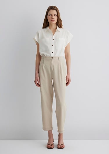  Mavi Bej Pantolon 1011000-70331