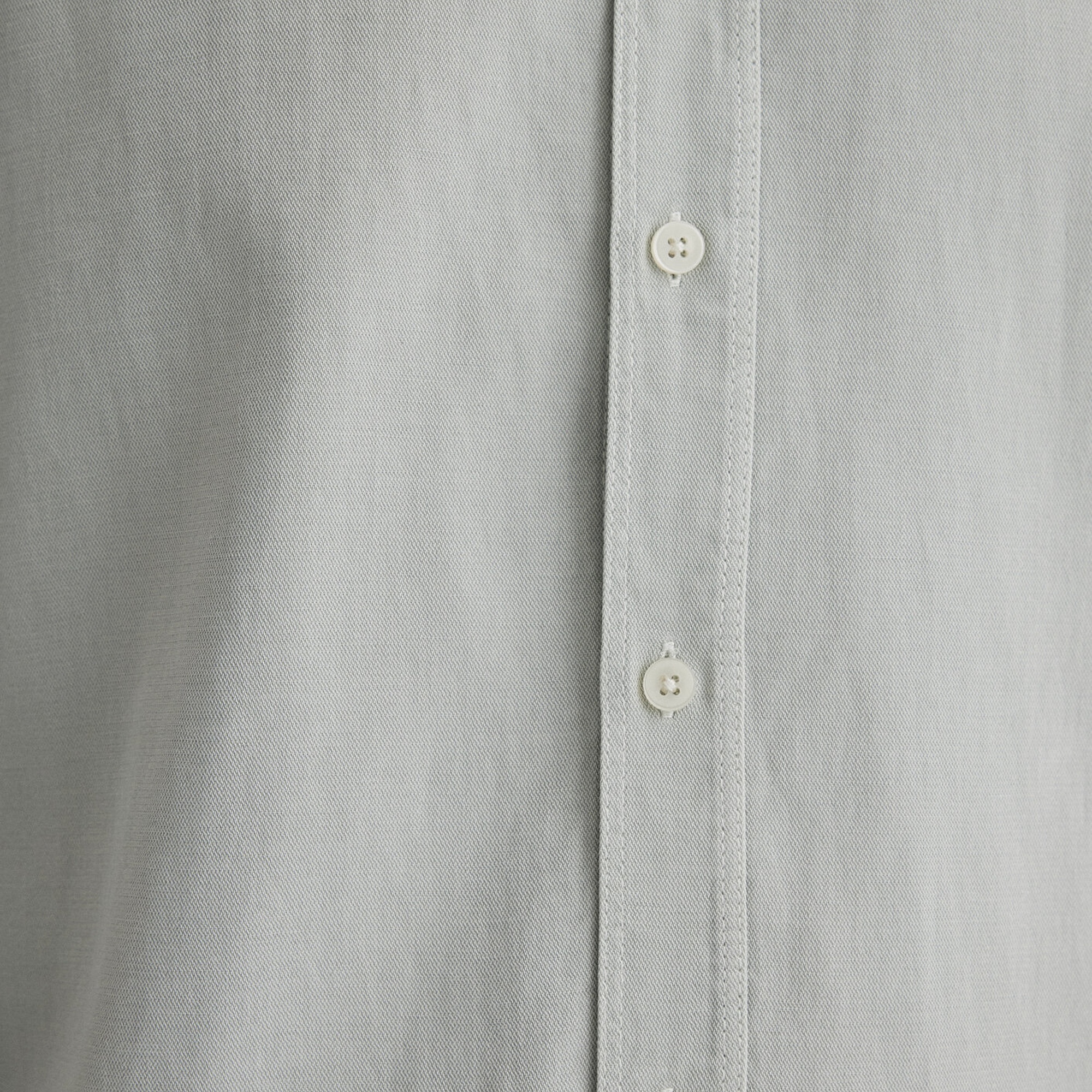 Mavi Keten Karışımlı Gri Tencel Gömlek Regular Fit / Normal Kesim 0211482-70148