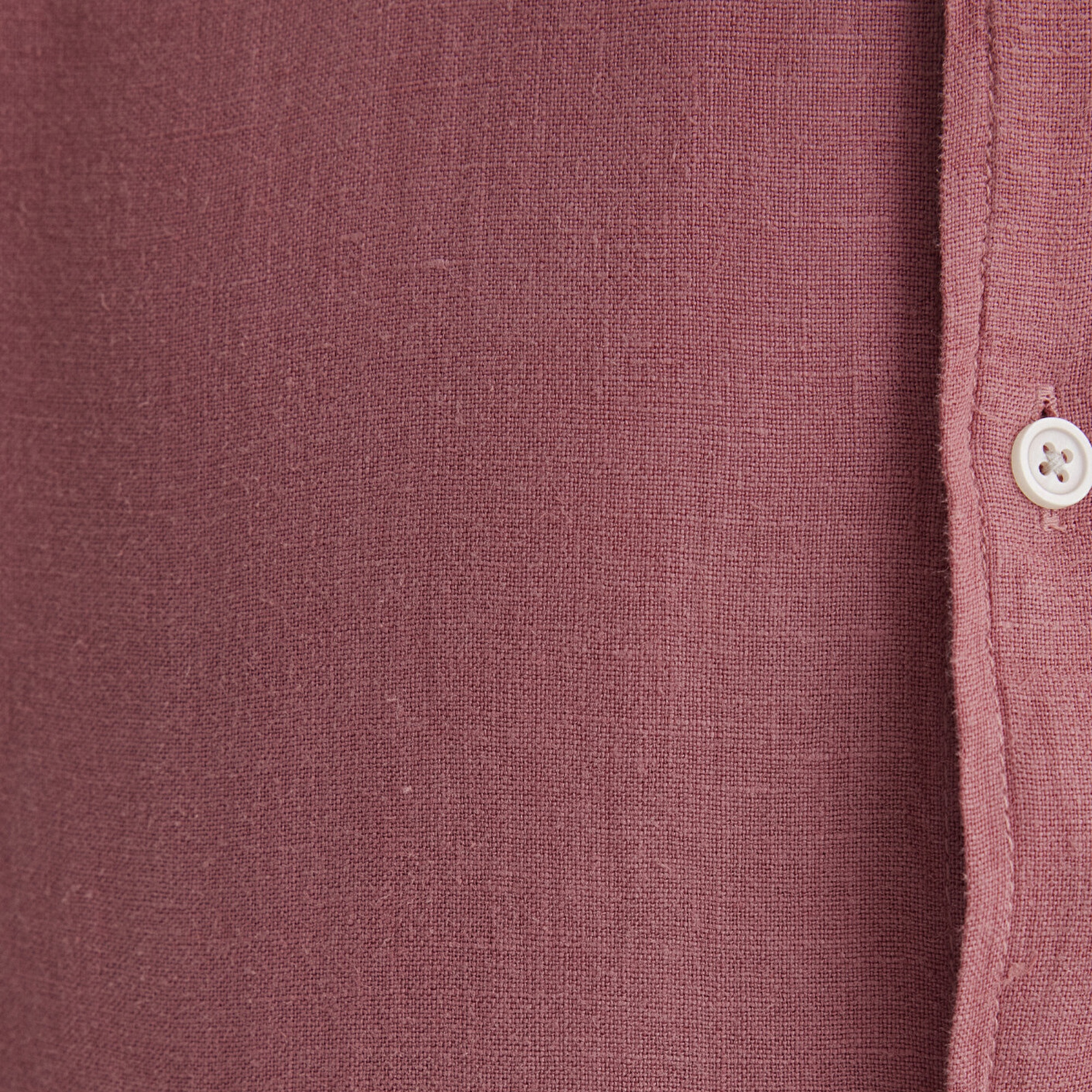 Mavi Pembe Keten Gömlek Regular Fit / Normal Kesim 0211472-71104