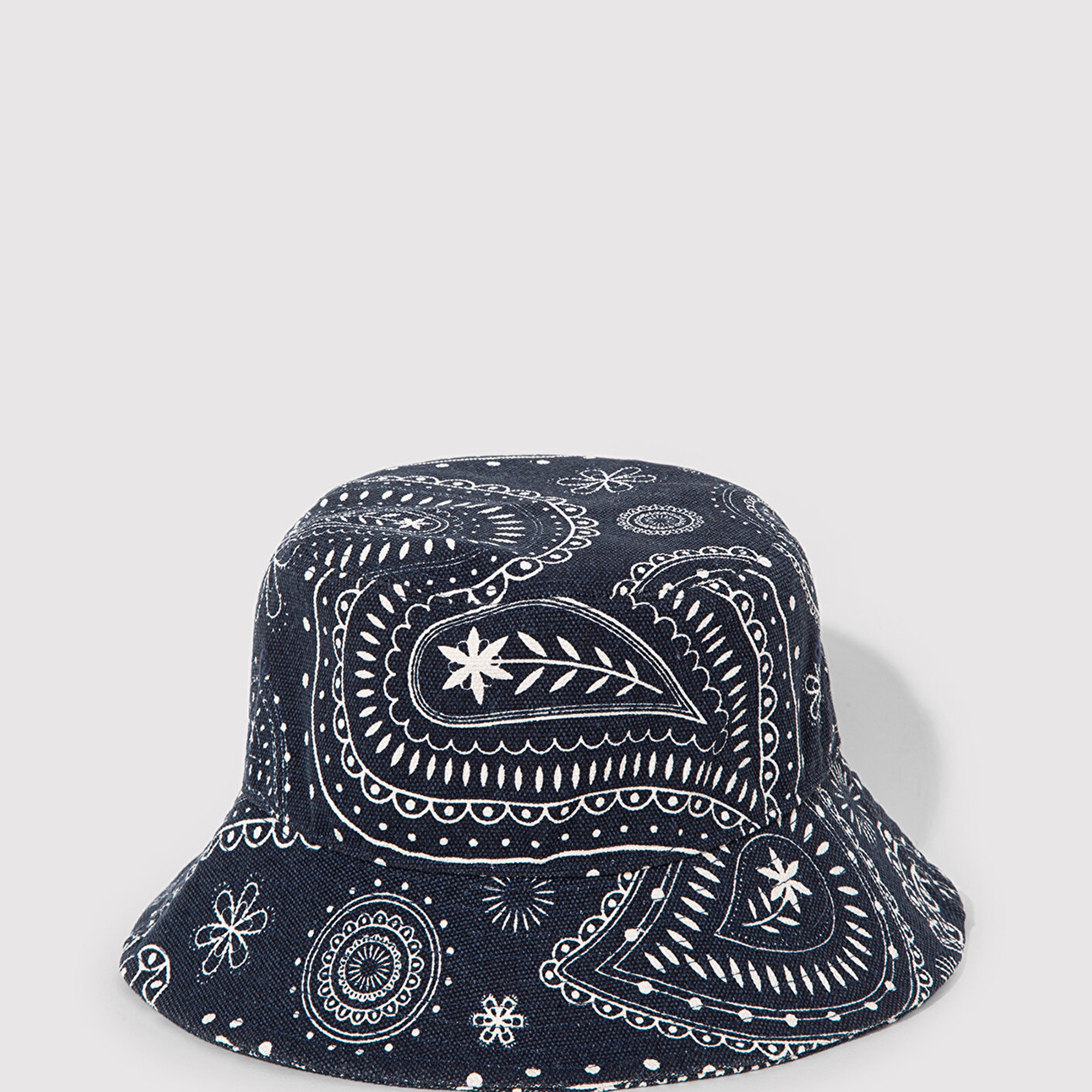 Mavi Baskılı Lacivert Bucket Şapka 1912974-70491