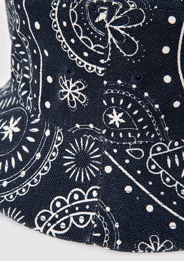  Mavi Baskılı Lacivert Bucket Şapka 1912974-70491