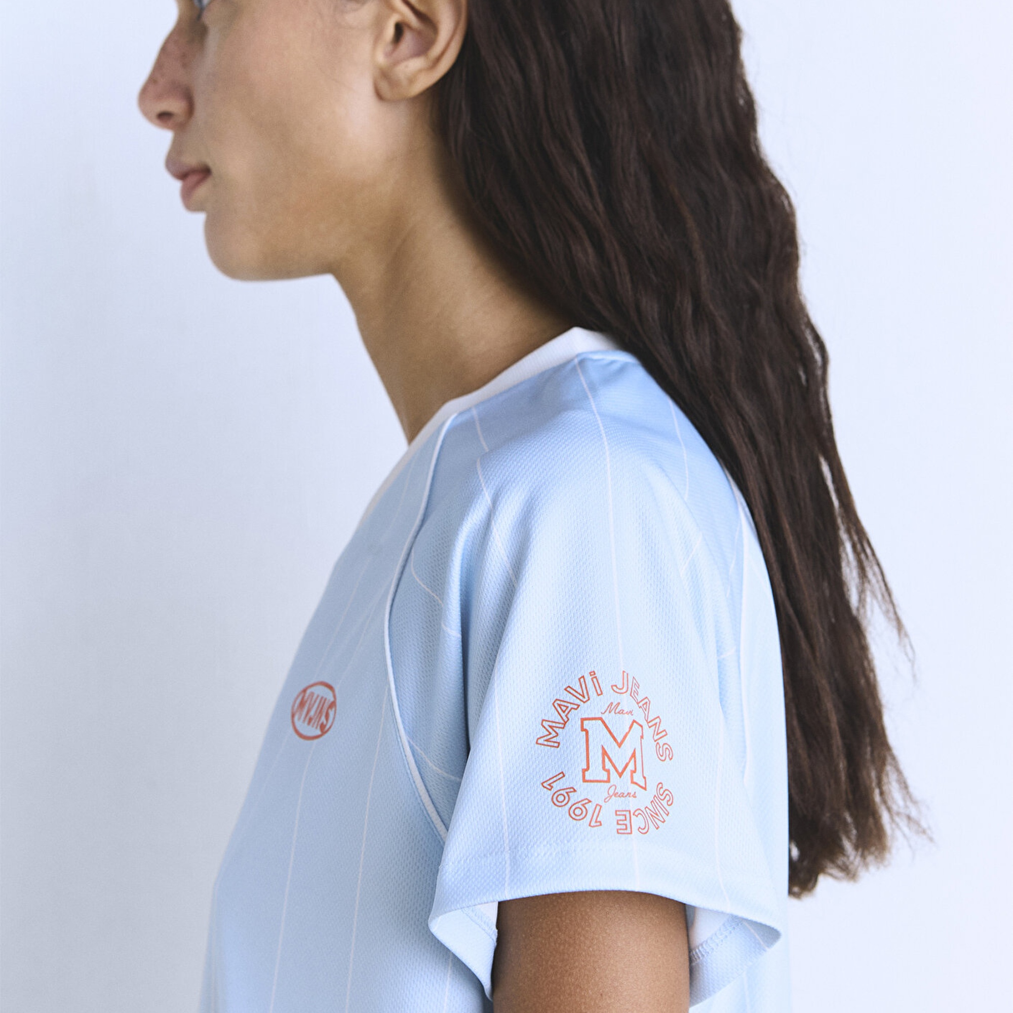 Mavi 91 MJ Baskılı Mavi Forma Tişört Regular Fit / Normal Kesim 1613063-80213