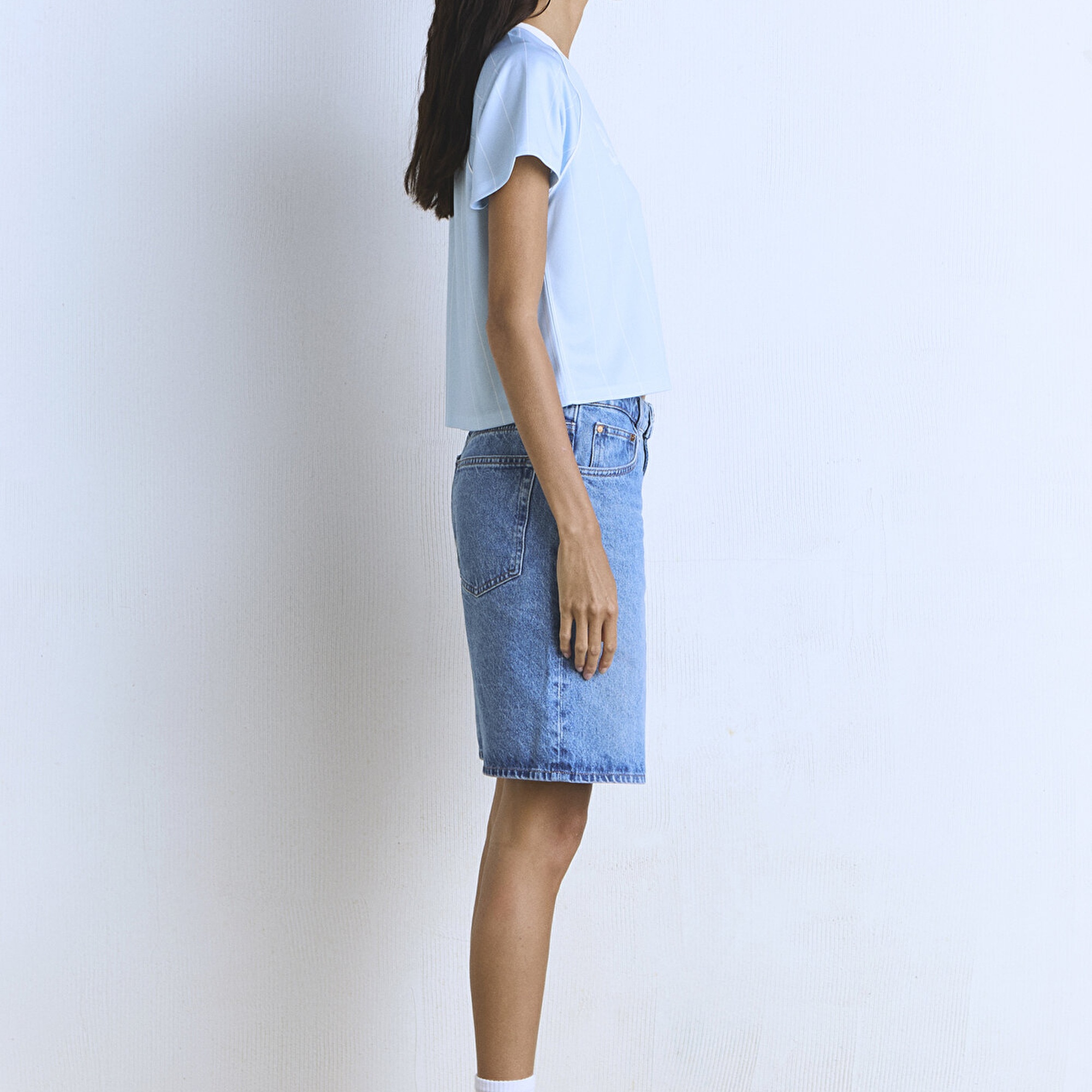 Mavi 91 MJ Baskılı Mavi Forma Tişört Regular Fit / Normal Kesim 1613063-80213