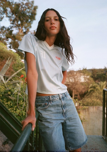  Mavi 91 MJ Baskılı Mavi Forma Tişört Regular Fit / Normal Kesim 1613063-80213