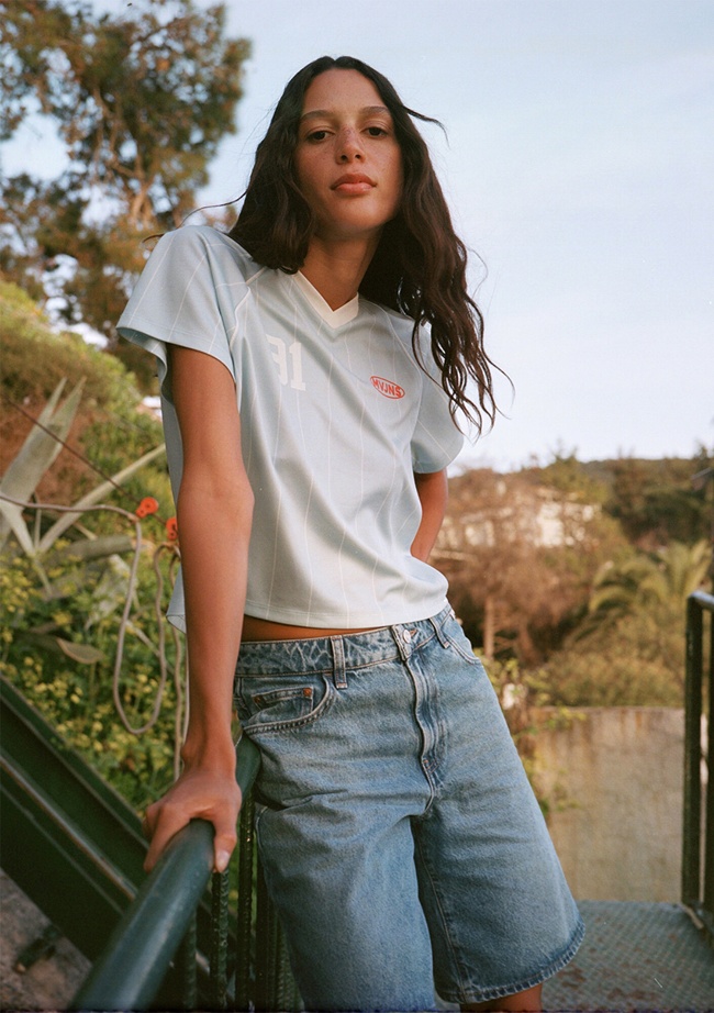  Mavi 91 MJ Baskılı Mavi Forma Tişört Regular Fit / Normal Kesim 1613063-80213