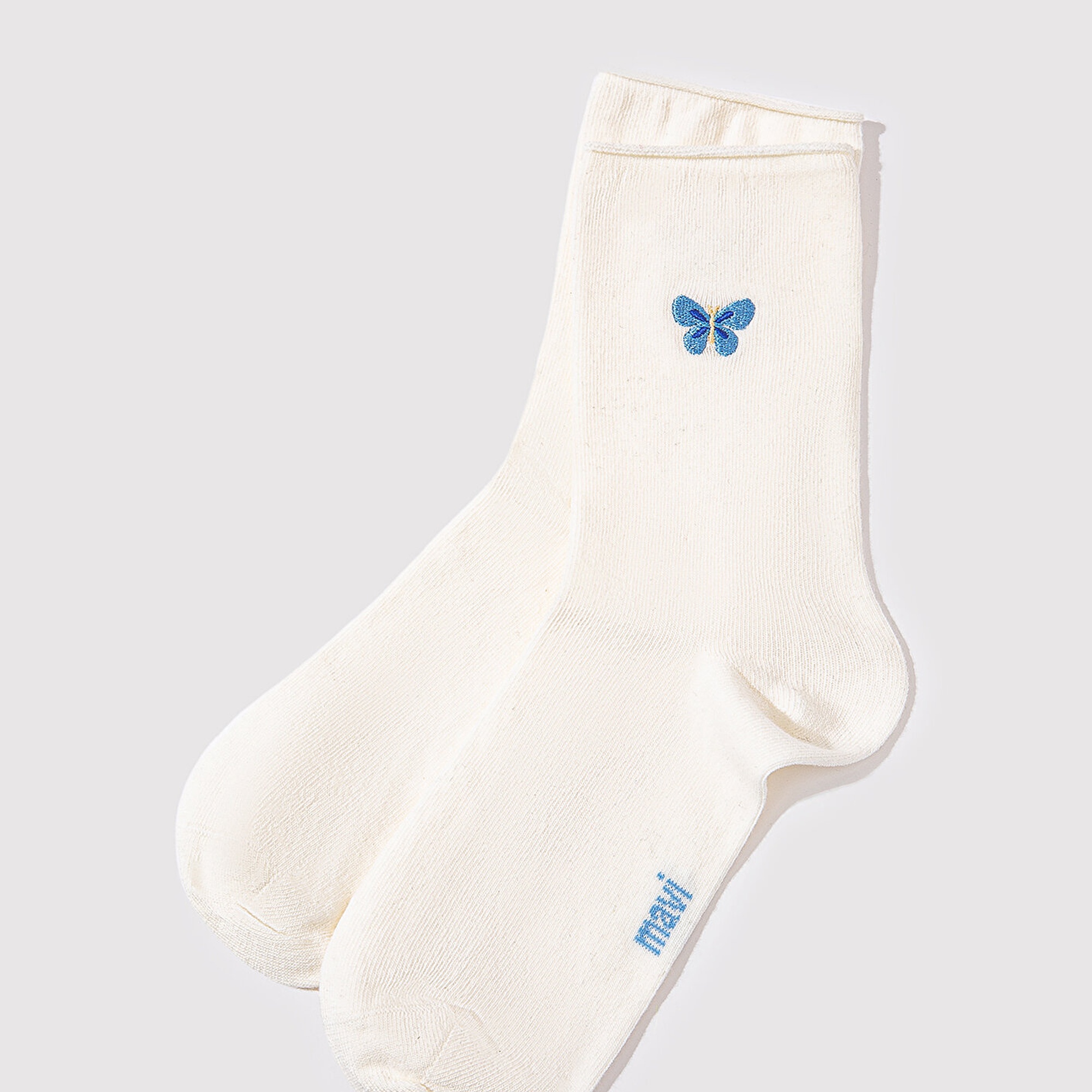 Mavi Ekru Soket Çorap 1913242-70048