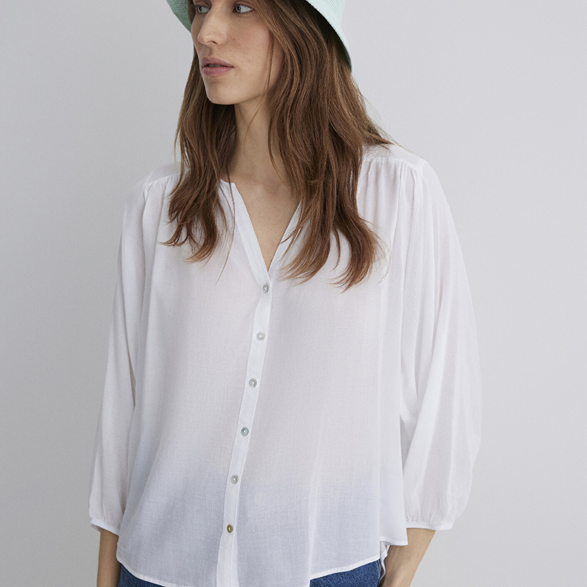 Mavi Yeşil Bucket Şapka 1910080-82954