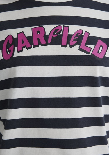  Mavi Garfield Baskılı Gri Tişört Regular Fit / Normal Kesim 1613366-85308