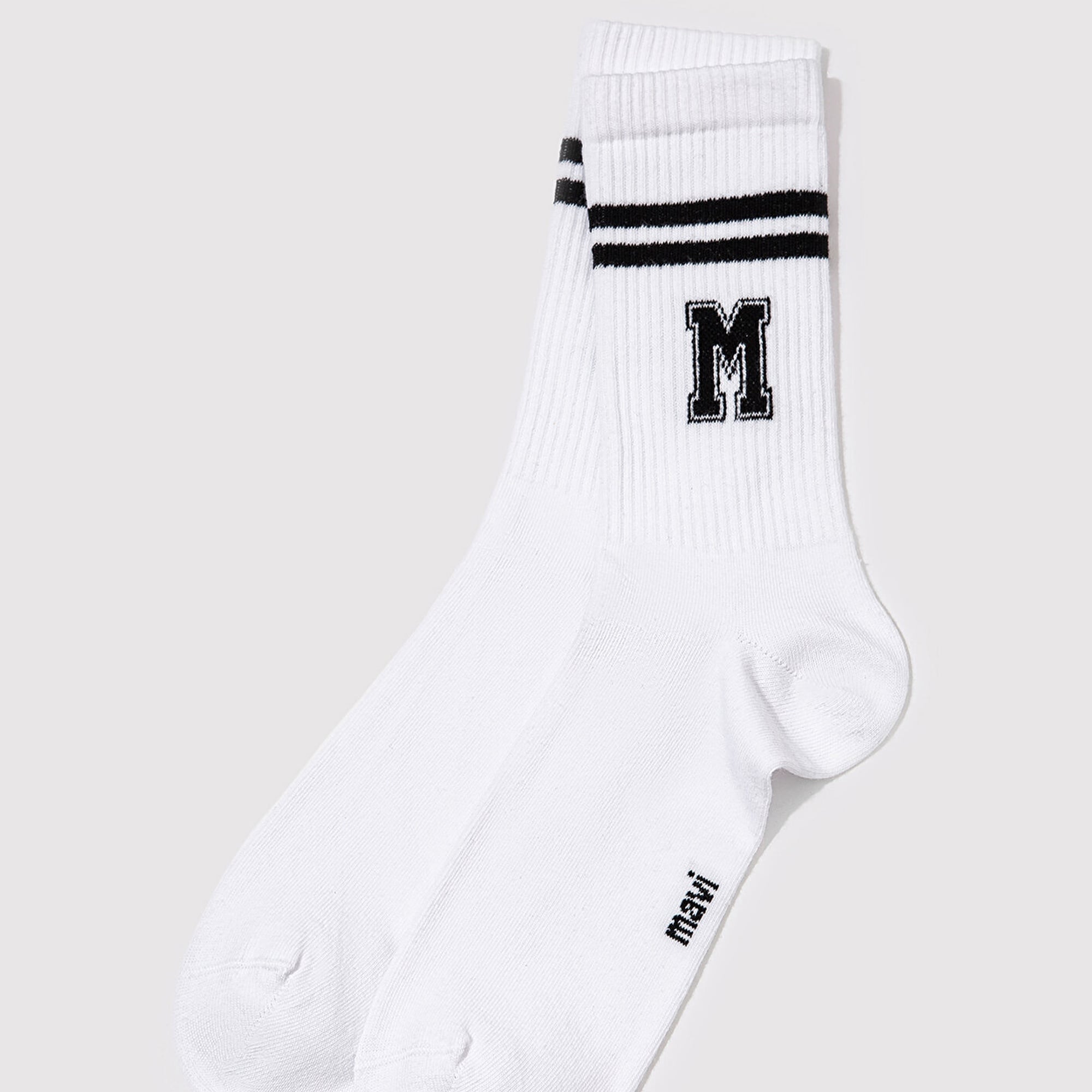 Mavi Beyaz Soket Çorabı 0911108-20843