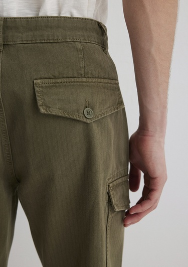  Mavi Haki Kargo Şort 0410287-80769