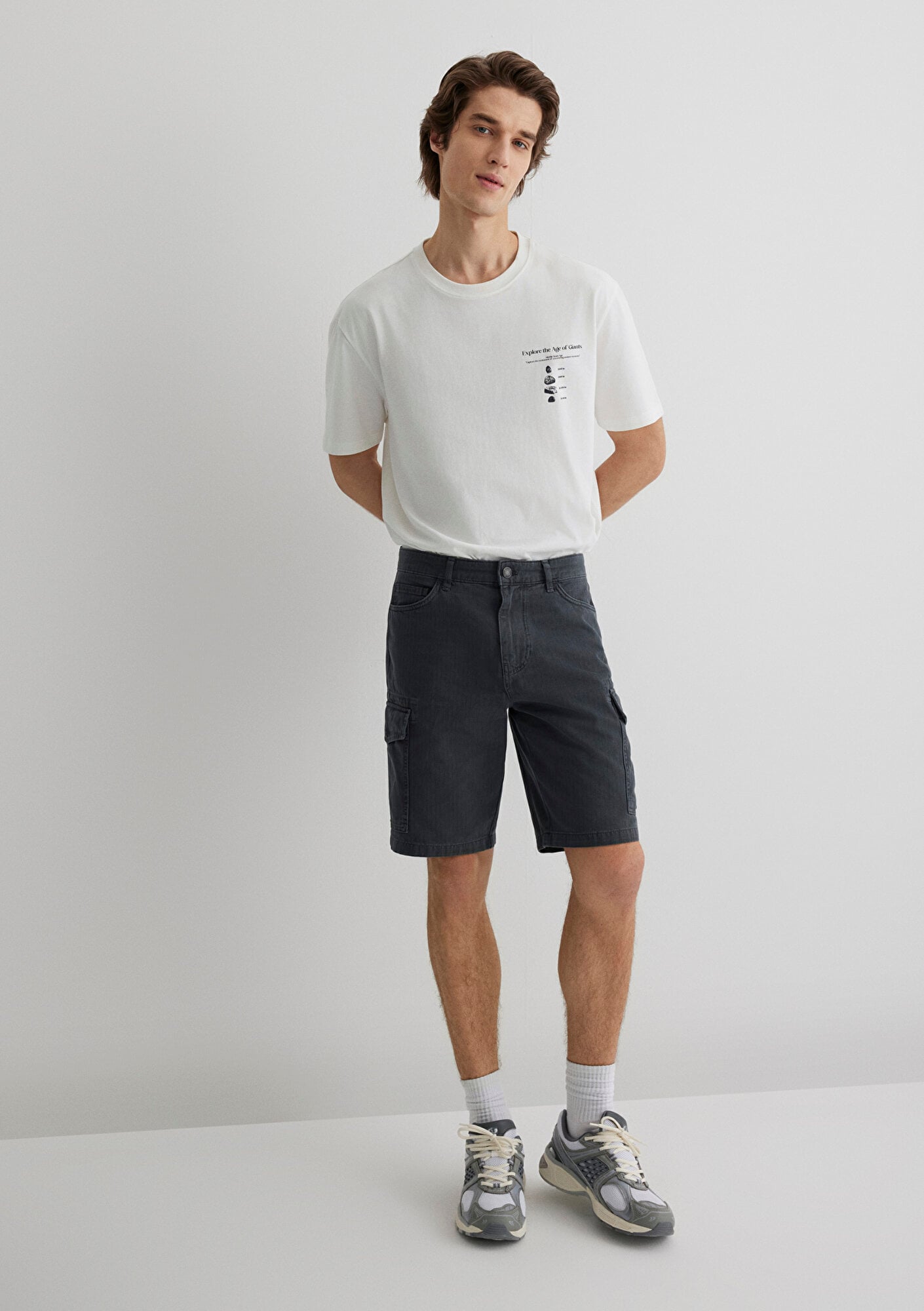  Mavi Lacivert Kargo Şort 0410287-80776